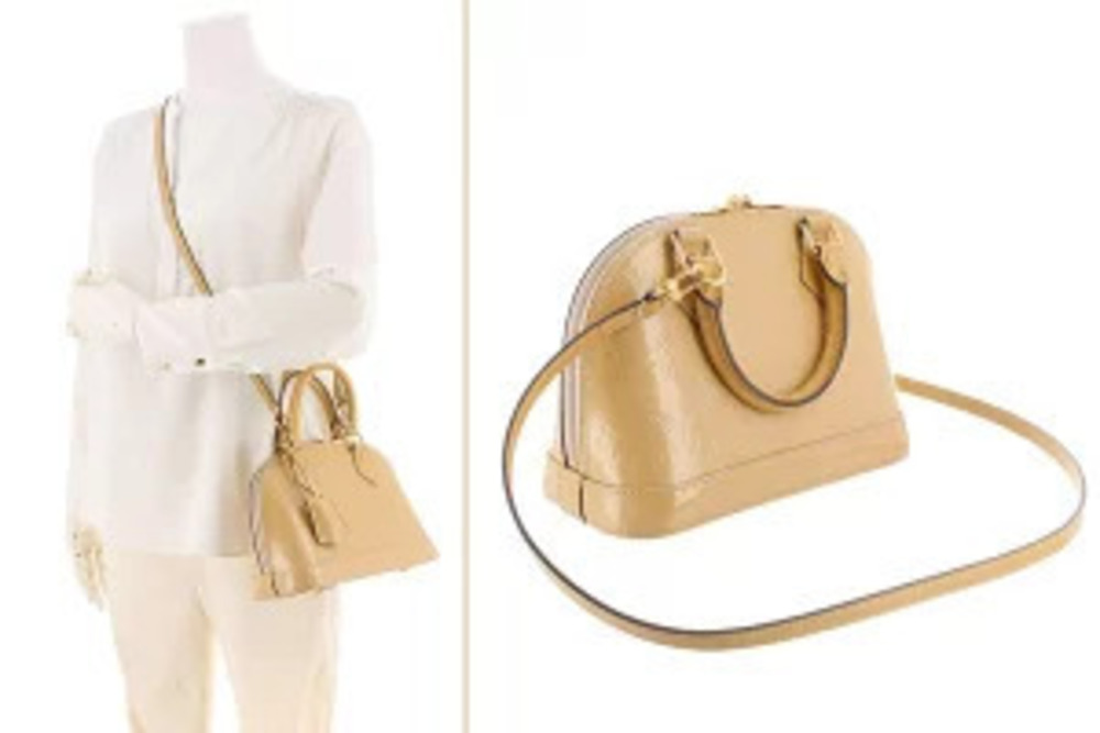 Louis Vuitton Vernis Pink Rose Bag Angelique Alma Pink